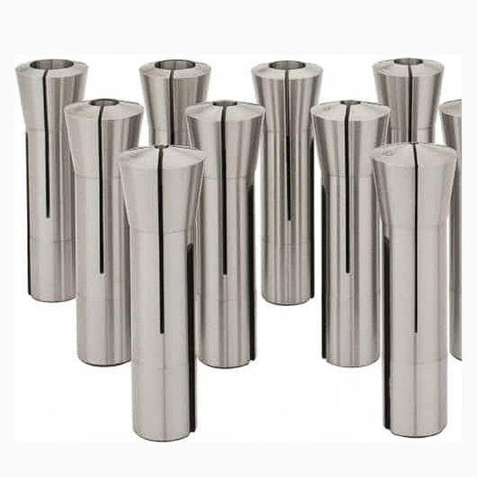 Value Collection 231-0011 1/8" to 3/4" x 1/16" 9-Piece R8 Collet Set0