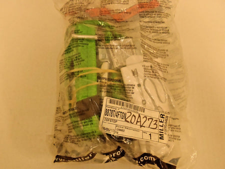 Miller 8878T/4FTGN Lanyard 4 ft Two Legs Locking Hasp Hook 310 lb Capacity -1