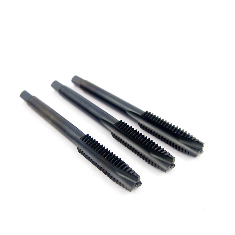 Widia Spiral Point Plug Taps 7/16-14 H3 3FL HSS Oxide UNC 18809 (3 Pcs)0