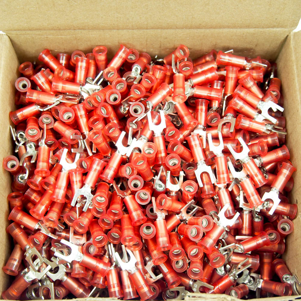 3M 22-18 AWG Nylon Block Fork Terminals MNG18-8FBK (1000 Pieces) -2