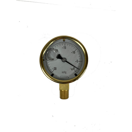NOSHOK 25-300-30-VAC Pressure Gauge, Glycerin Filled, 1/4" NPT -0