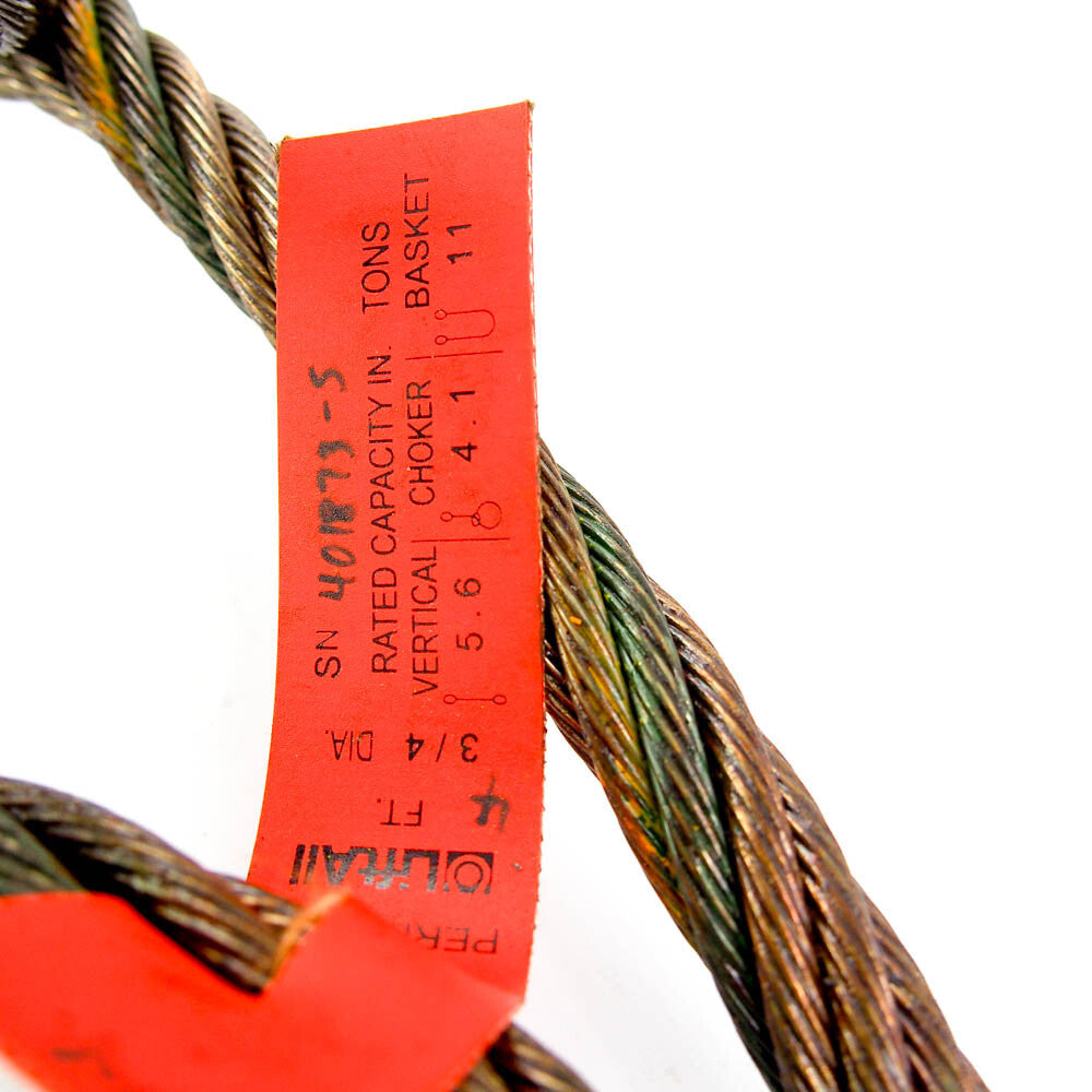 LiftAll Permaloc 4 Ft. Steel Eye and Eye Wire Rope Sling 5.6 Ton -3