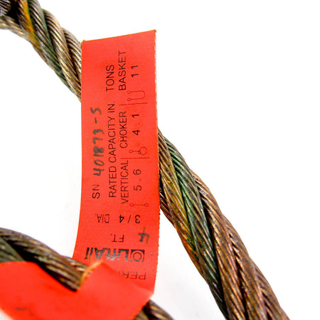 LiftAll Permaloc 4 Ft. Steel Eye and Eye Wire Rope Sling 5.6 Ton -3