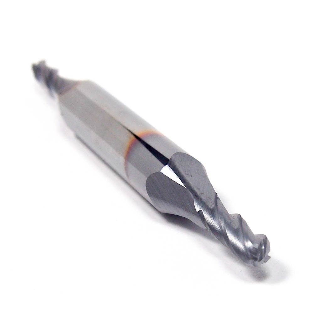 METAL REMOVAL Carbide Double Ball End Mill 3/16" 4FL TiCN M347651