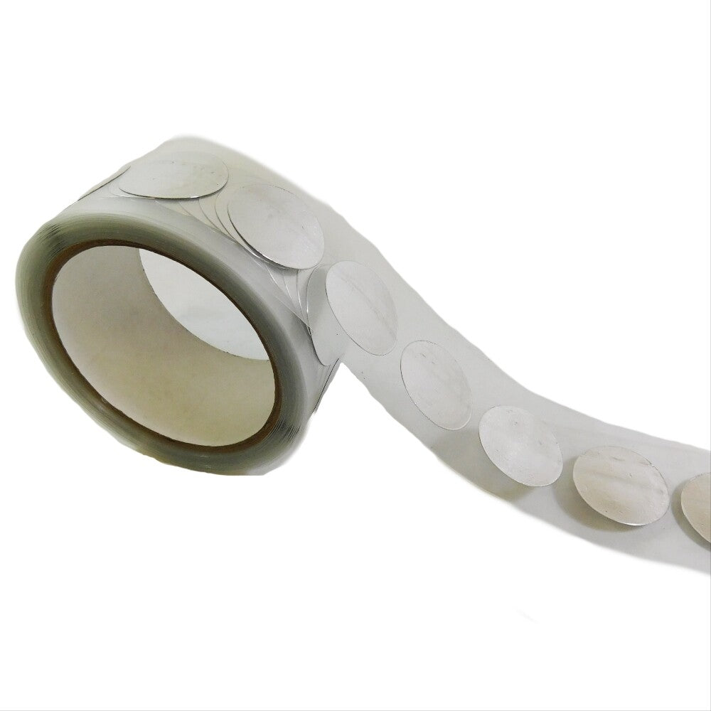 3M 363 CIRCLE-1.25"-250 Aluminum Foil Glass Cloth 1.25" Circle Tape -2