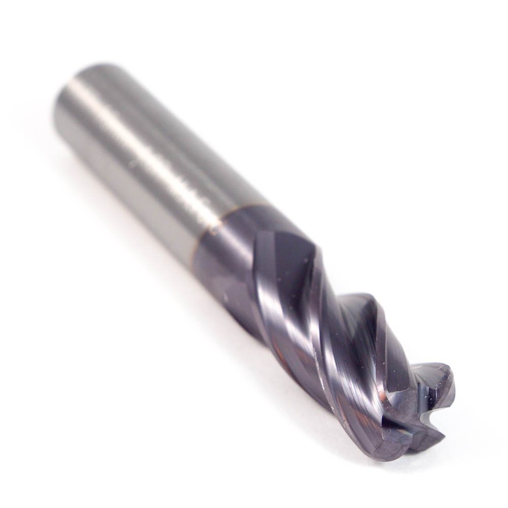 MA FORD Carbide Corner Radius End Mill 16mm 4FL 4mm Radius AlTiN0