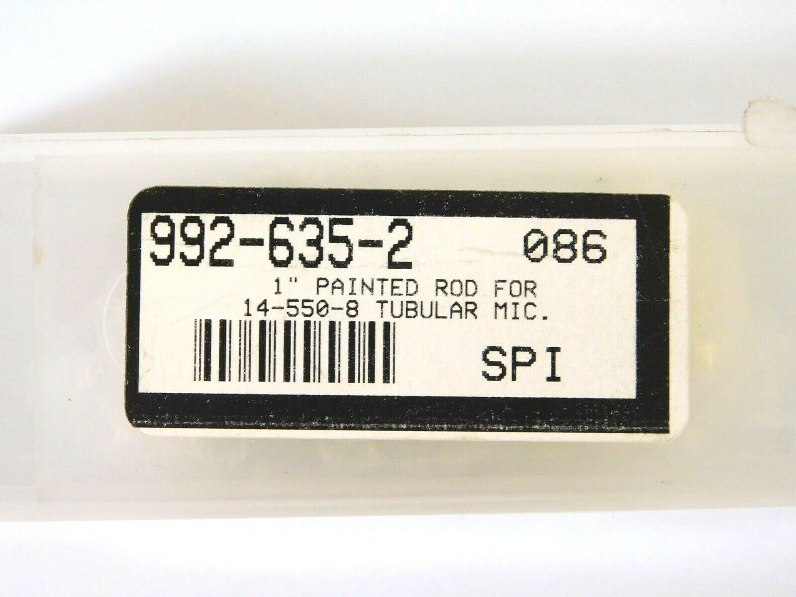 SPI 992-635-2 1" Painted Rod for 14-550-8 Tubular Micrometer -2