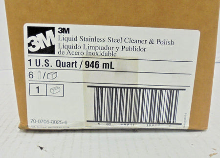 3M 19927 Liquid Stainless Steel Cleaner & Polish - Sprayable 1 Qt (Case of 6) -5