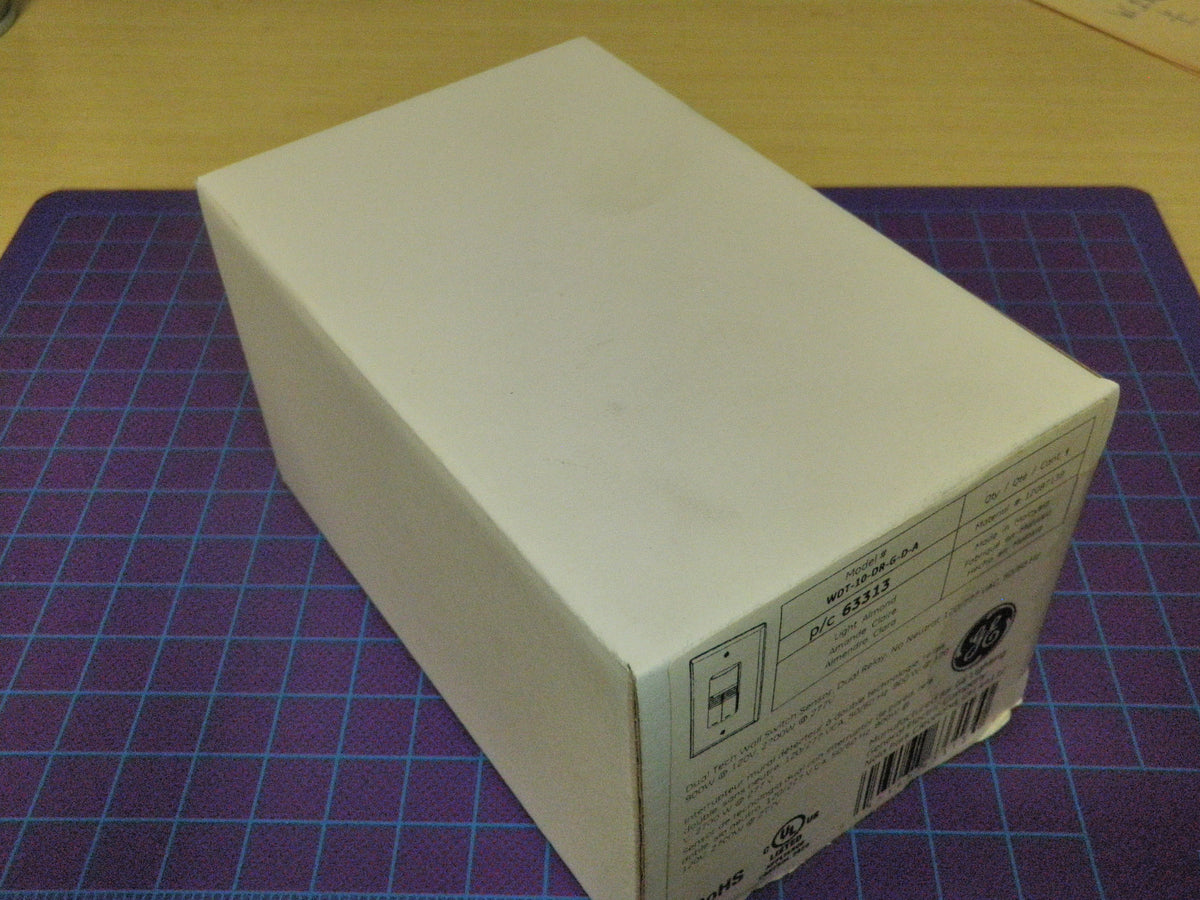 GE WDT-10-DR-G-D ALMOND Dual Relay Wallbox Occupancy Sensor 120/277V -1