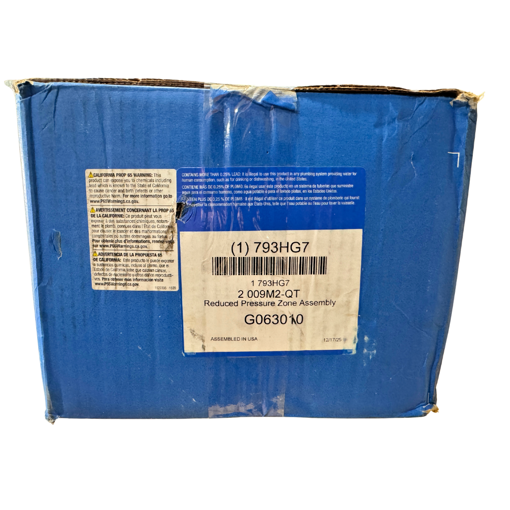 Watts 2 009M2-QT 2" FNPT 175 PSI 200 GPM 009 Series Bronze Backflow Preventer2