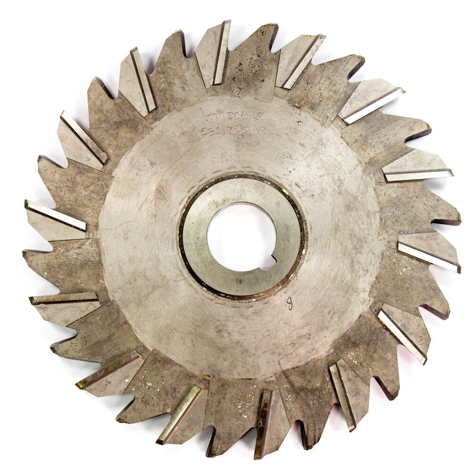 28 Tooth Staggered Tooth Side Chip Saw 8" x 1/2" W x 1-1/4" AH0