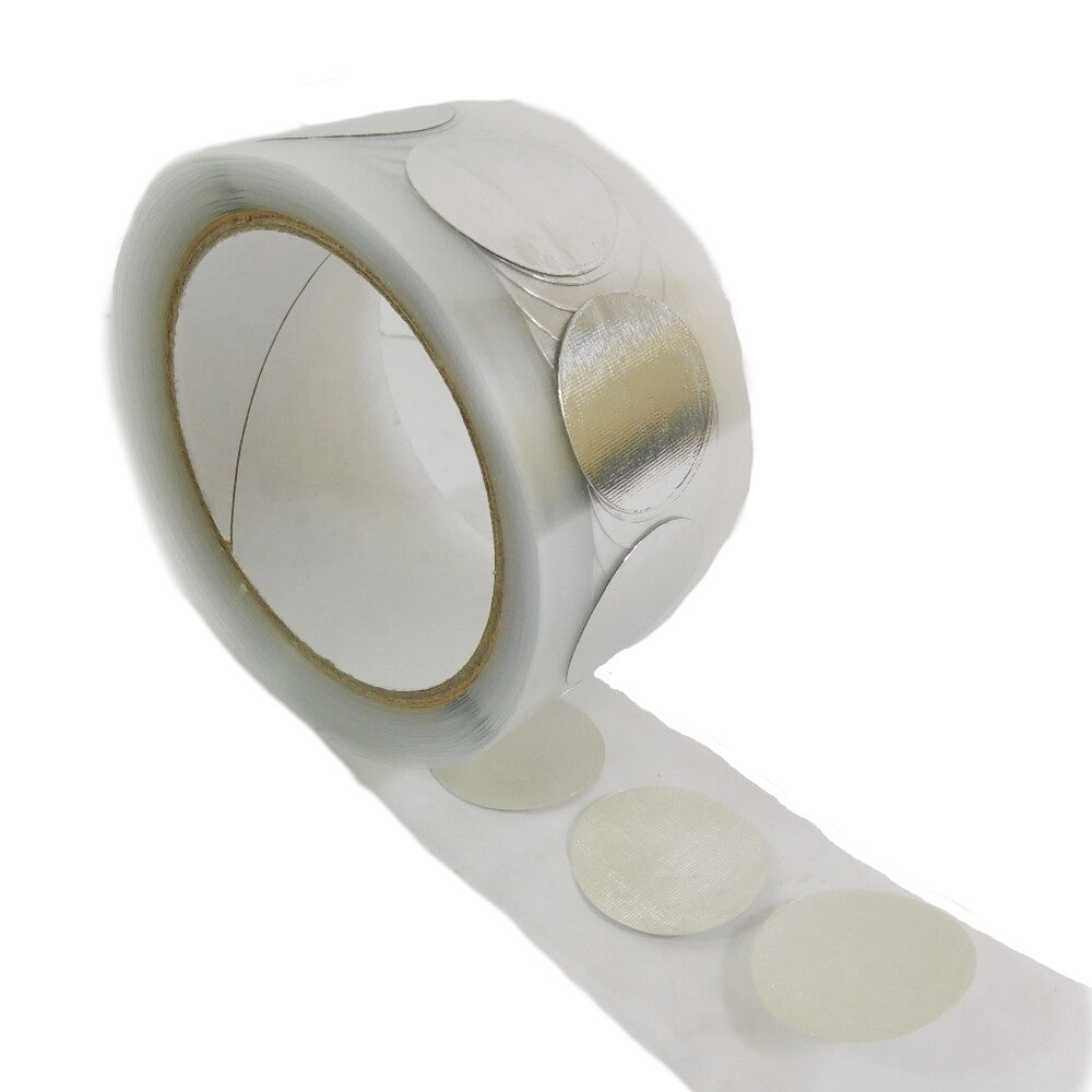 3M 363 CIRCLE-1.25"-250 Aluminum Foil Glass Cloth 1.25" Circle Tape -0