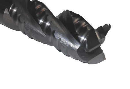 1-1/4"  Cleveland C40055 Corner Radius Roughing End Mill 3FL PM TiCN1