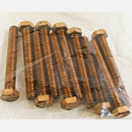 Made in USA 5/16"-18 x 2-1/2" Silicon Bronze Hex Cap Screws (Pack of 10)1