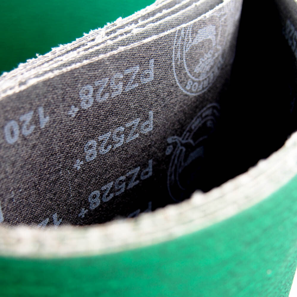 Deerfos PZ528 24" Wide x 84" Long Coated 120 Grit Sanding Belt (5-Pack) -1