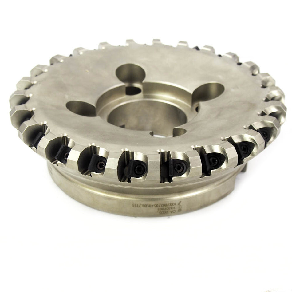 Hertel 45717303 Indexable Chamfer & Angle Face Mill 8" x 2-1/2" Arbor HMC546R0