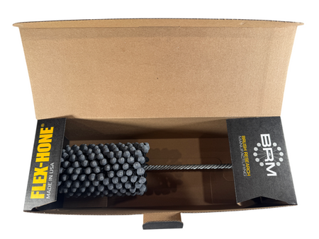 BRM GBD30024 3" Bore x 13-1/2" L 240 Grit Silicon Carbide Flexible Cylinder Hone2
