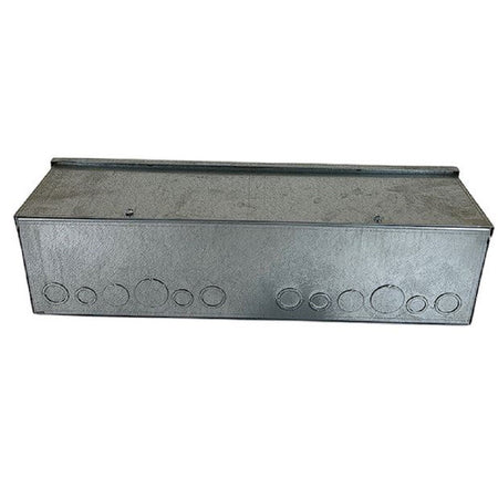 Wiegmann RSCG060624G 6" x 24" x 6" Galvanized Steel Wiring Trough Enclosure -2
