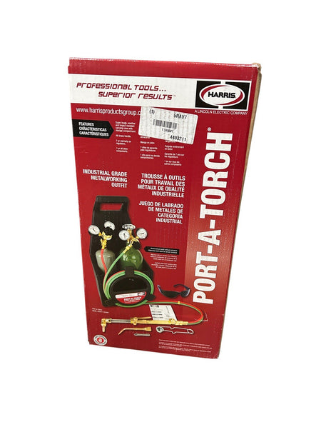 Harris 4403211 CGA 200 1" Cutting x 1/16" Welding Oxygen and Acetylene Torch Kit1
