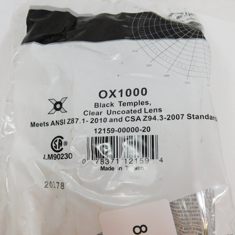 3M 12159-00000-20 OX1000 Eyewear Clear Lens Black Frame Over the Glass1