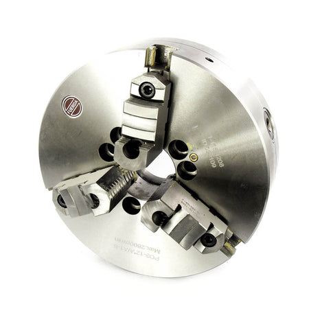 Gator Chucks 1-115-1208 12" 3-Jaw Reversible Self-Centering Scroll Chuck -0