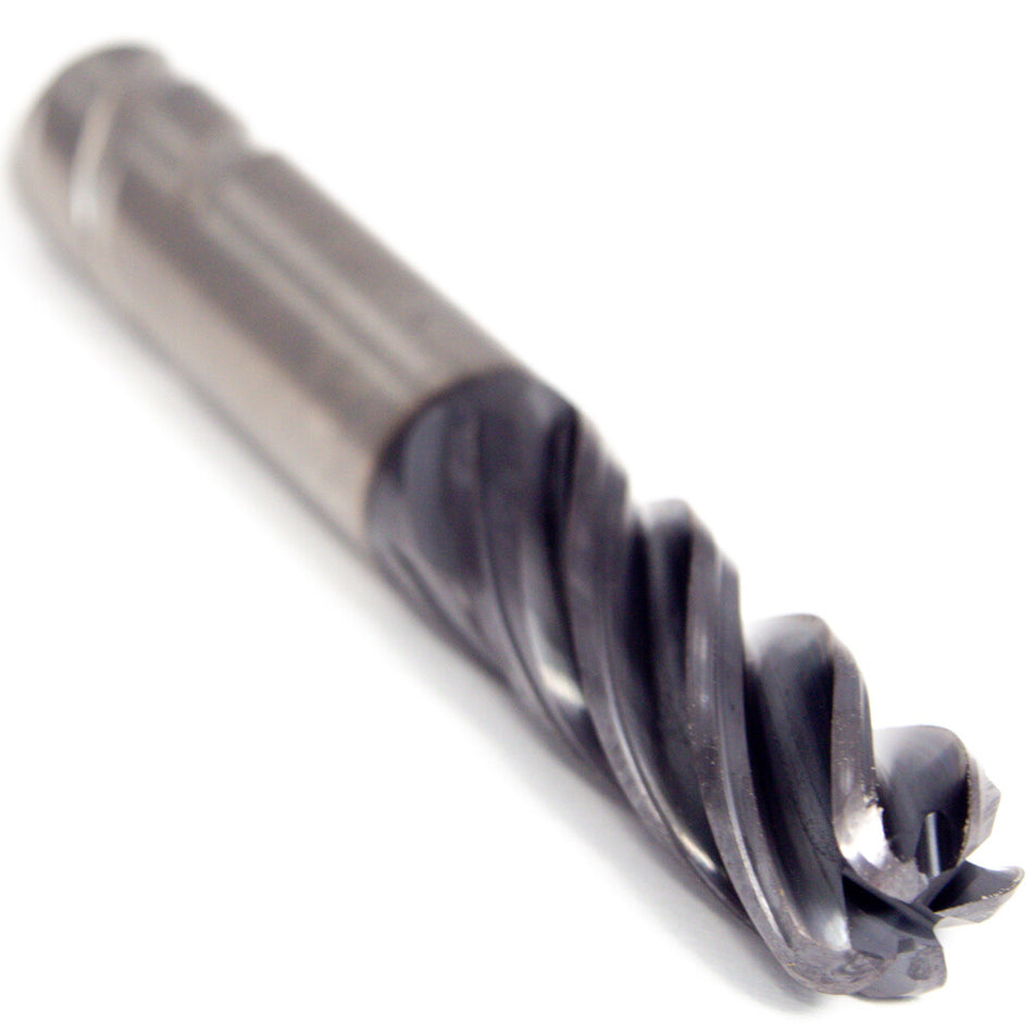 Widia Hanita 5594868 Carbide Corner Radius End Mill 1/2" 5FL AlTiN 5V0E0