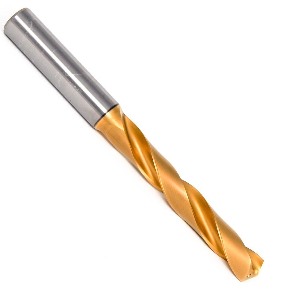 KENNAMETAL Carbide Jobber Drill 9.703mm TiN 135° 2249607