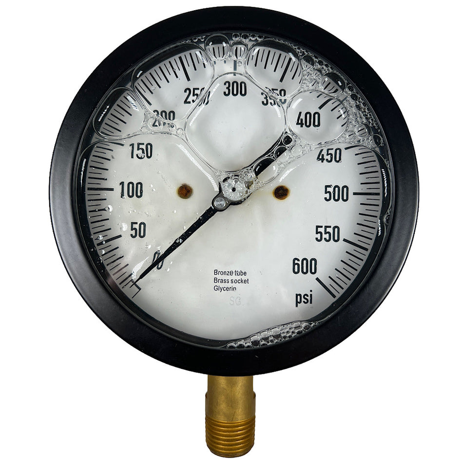 Value Collection 36JV41 0 to 600 psi 4-1/2 in Dial Industrial Pressure Gauge