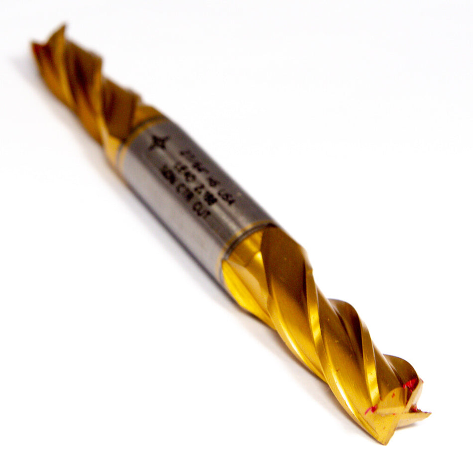 Cleveland C39937 Square Double End Mill 27/64" 4FL TiN