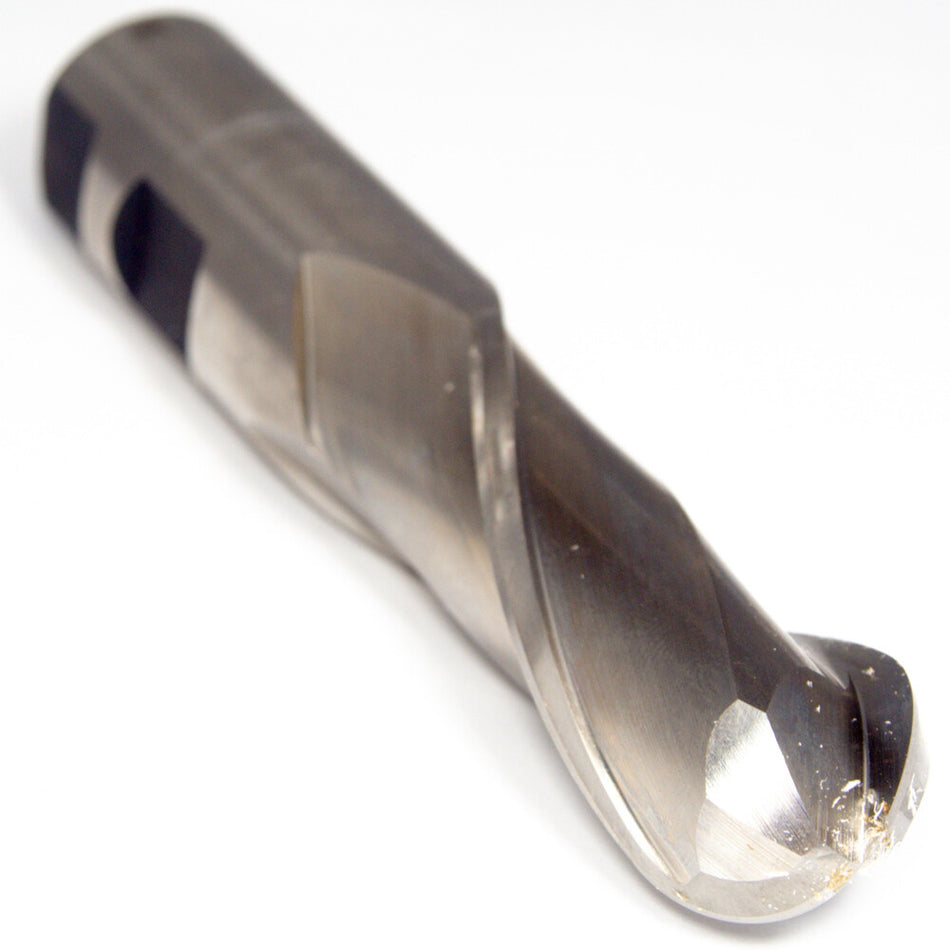 Regal 050793AM Ball End Mill 1" 2FL HSS Bright CC