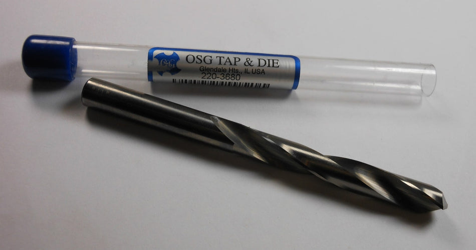 OSG Carbide Jobber Drill "U" 2FL 118° 2-3/4" LOC x 4-1/4" OAL