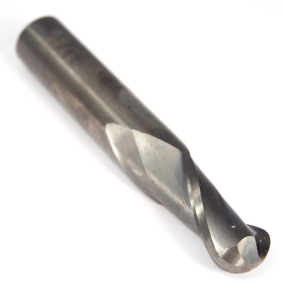 Carbide Ball End Mill 31/64" 2FL