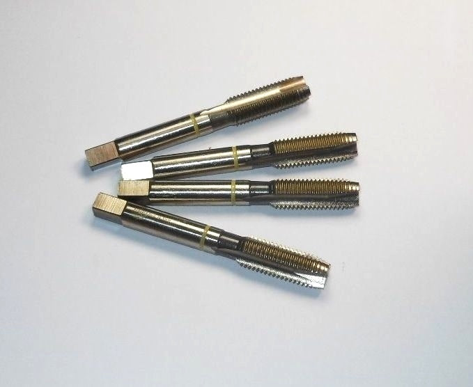 Spiral Point Plug Taps MF12x1.50 D6 3FL HSSE 87mm Yellow Band (4 Pcs)