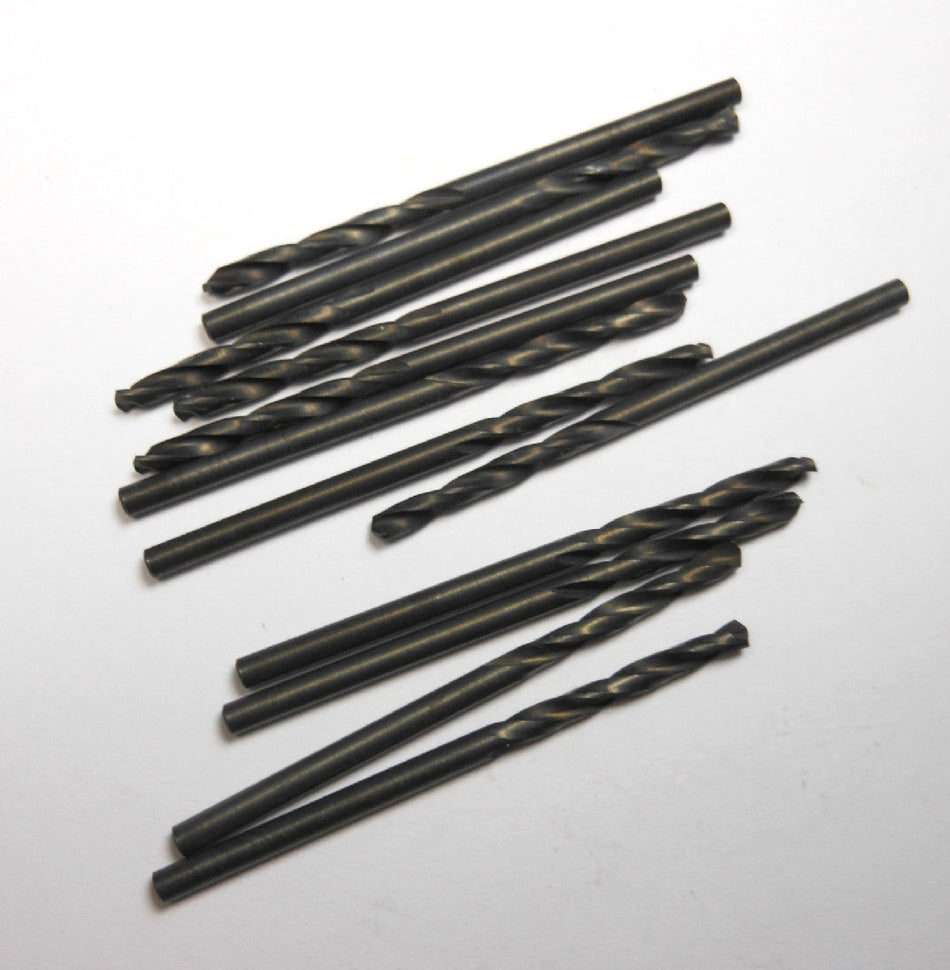 Screw Machine Drills #42 (0.0935") 135° HSS Oxide 3/4" LOC x 1-3/4" OAL (24 Pcs)