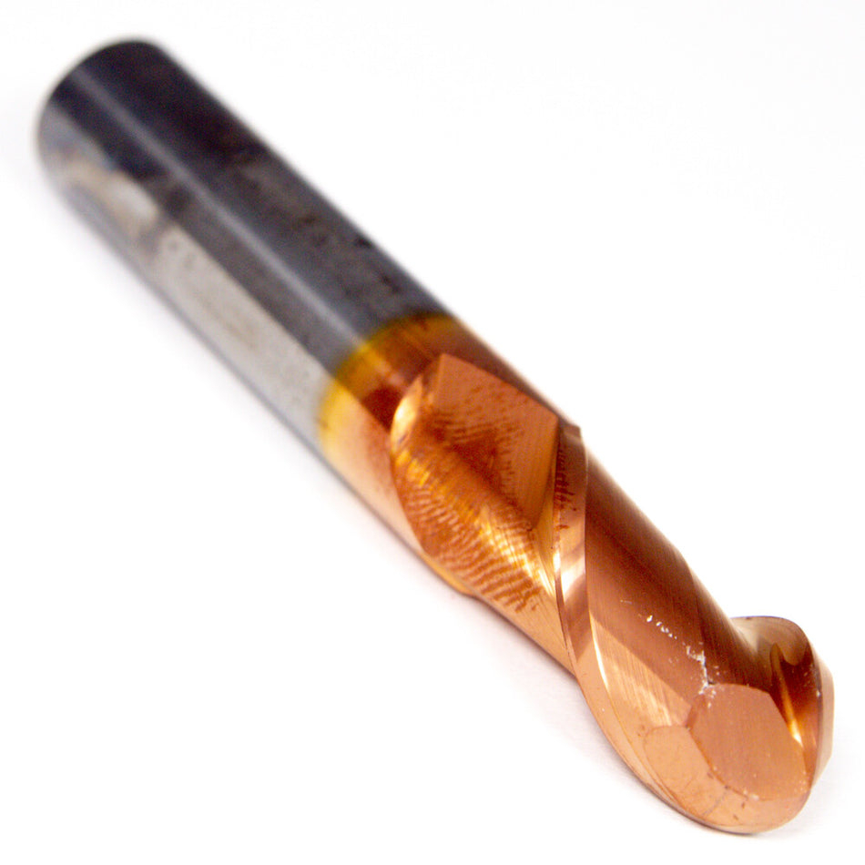 Accupro 88420690 Carbide Ball End Mill 1/2" 2FL AlTiN 40°