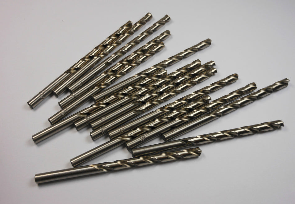 Jobber Length Drills #2 HSS 118° 2-5/8" LOC x 3-7/8" OAL (16 Pcs)