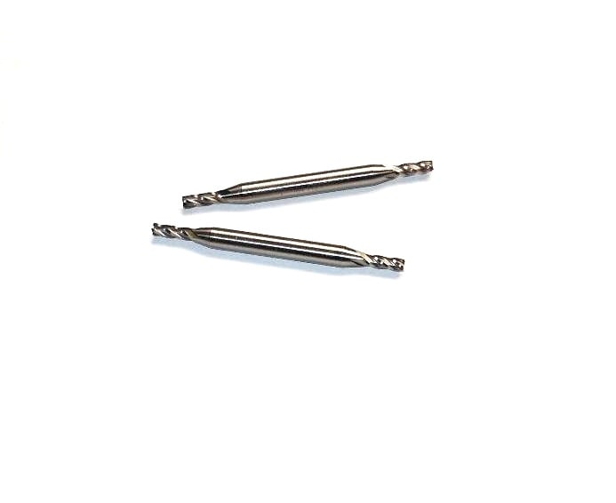 Double Square End Mills 7/64" 4FL HSS 3/16" x 21/64" x 2-1/4" (2 Pcs)