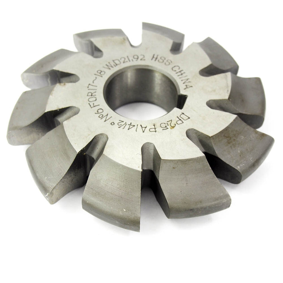 Involuted Gear Cutter 03190162 2-1/2" Pitch x 1-1/2" Arbor #6 HSS