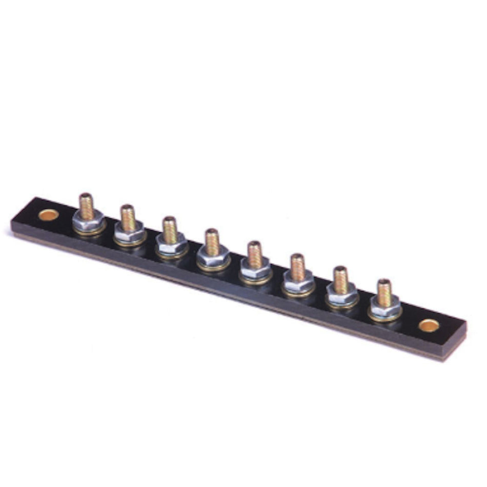 Grote 82-2312 12V 30A #10-32 Brass 6 Stud Terminal Strip