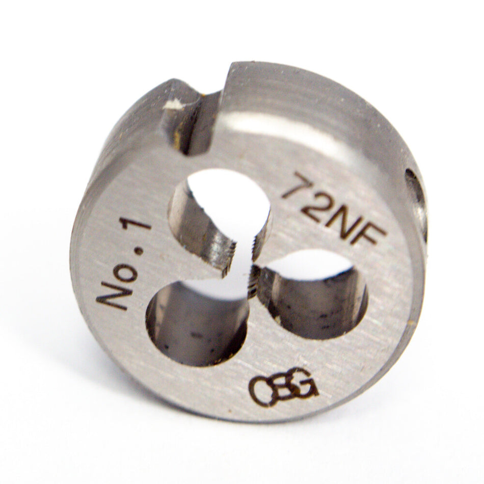 OSG 2723300 Adjustable Round Die #1-72 x 5/8" UNF