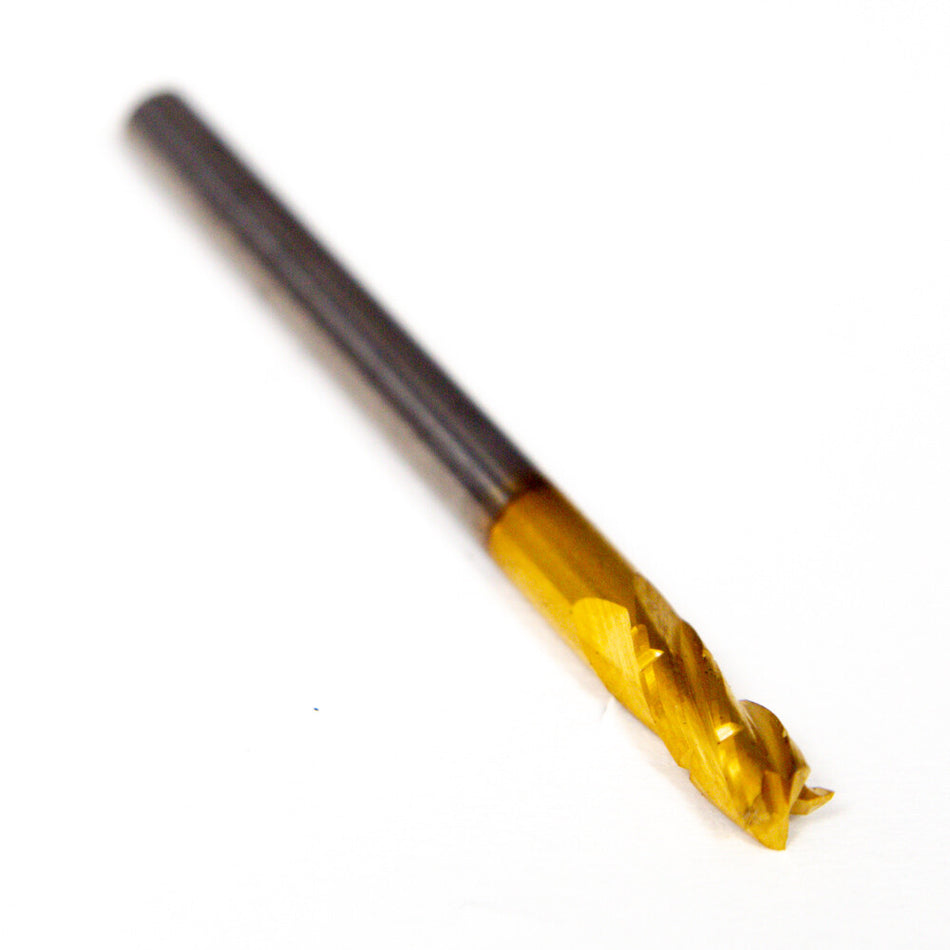 Hertel 74458340 Carbide Finishing Rougher End Mill 1/8" 4FL TiN