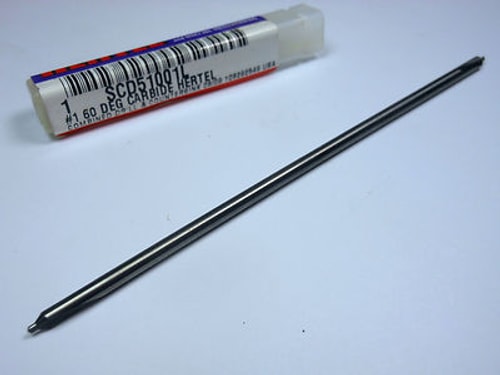 Carbide Double Comb Drill & Countersink #1 x 60° x 5" OAL USA