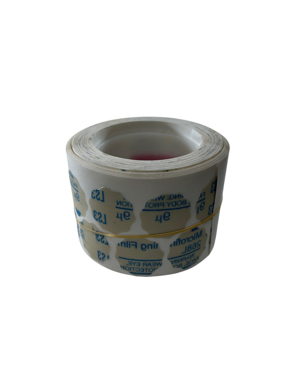 3M 7000118207 1-3/8" Dia 3 mil 9 Mic 268L AO Microfinishing Film Disc Roll