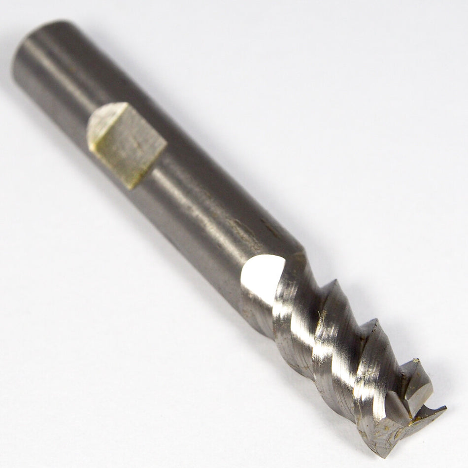 Powdered Metal Square Helical End Mill 3/8" 3FL 63322705