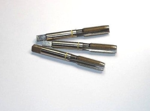Spiral Point Plug Taps MF12x1.50 D6 3FL HSSE 87mm Yellow Band (3 Pcs)