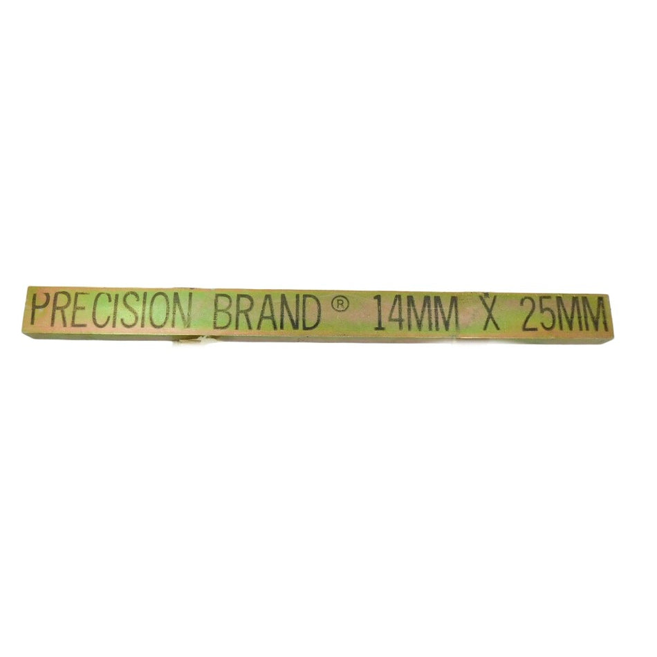 Precision Brand 05287 Metric Keystock 14 mm x 25 mm Plain Finish -
