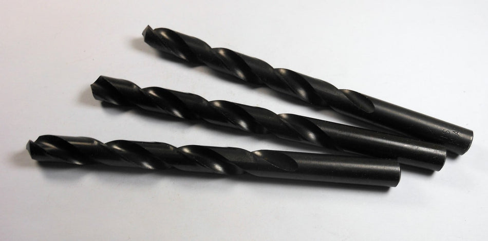 Jobber Length Drills "X" HSS 118° Oxide 3-3/4" LOC x 5-1/8" (3 Pcs)