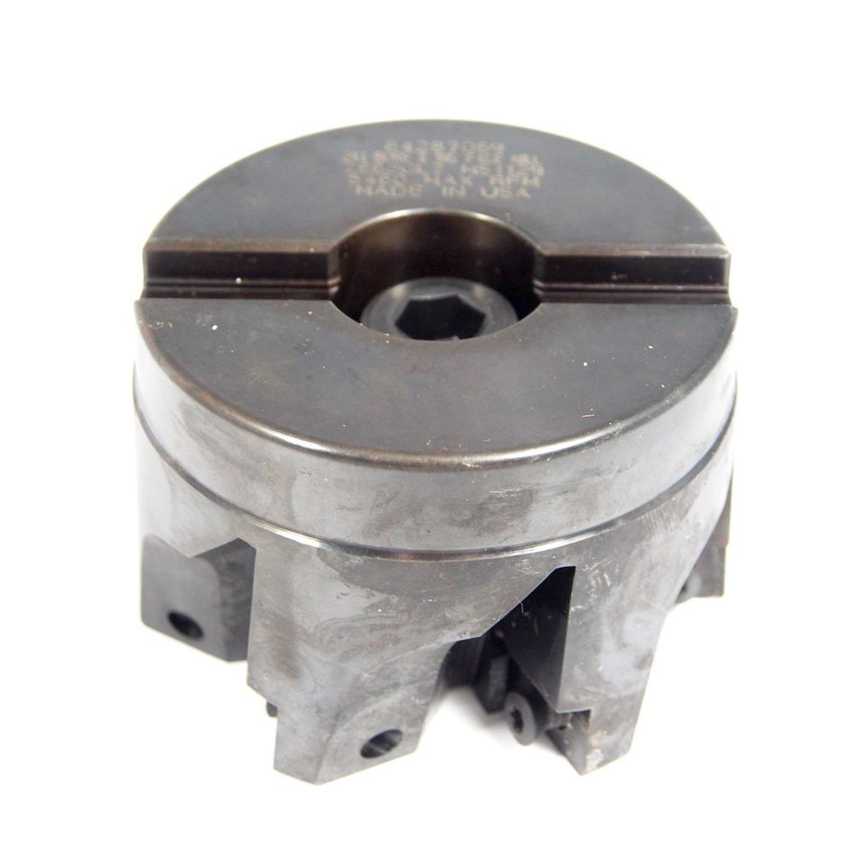 HERTEL Indexable Square-Shoulder Face Mill 3" x 1" Arbor 6Ins 84287069