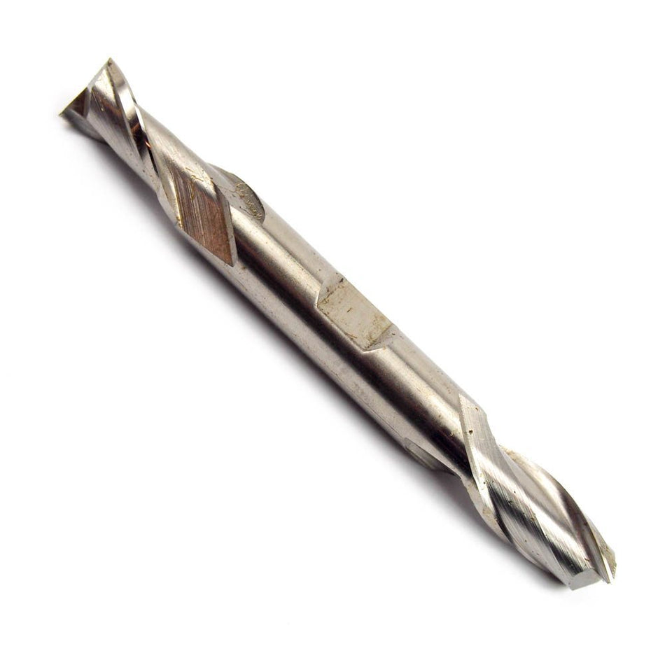 Double End Square End Mill 23/64" x 3/8" 2-Flute Cobalt Bright  | Putnam 91619