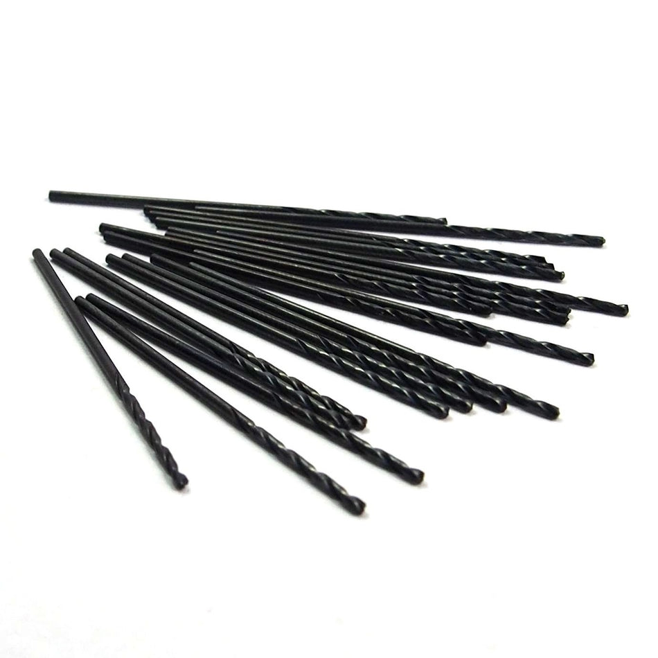 CLEVELAND Jobber Length Drills #59 0.041" HSS (20 Pcs)